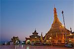 Kyaikthanian Paya temple and monastery, Mawlamyine (Moulmein), Mon State, Myanmar (Burma), Asia