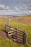 A fingerpost pointing towards Littondale in the Yorkshire Dales, Yorkshire, England, United Kingdom, Europe