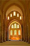 The nave of Fontenay Abbey, UNESCO World Heritage Site, Cote d'Or, Burgundy, France, Europe