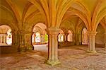 The chapter house of Fontenay Abbey, UNESCO World Heritage Site, Cote d'Or, Burgundy, France, Europe