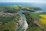 Newton Ferries showing Newton Creeks. Devon. UK