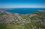 Paignton Bay with Torquay in the background, Devon, England, United Kingdom, Europe