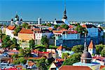 Skyline of Tallinn, Estonia at the old city.