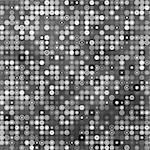 Seamless silver disco lights background with circles