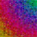 Abstract vector pink and blue background with  triangles