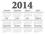 2014 calendar