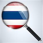 Vector - NSA USA Government Spy Program Country Thailand