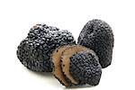 delicacy mushroom black truffle  -  rare and expensive vegetable