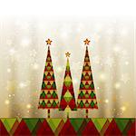 Sparkling  Christmas Tree Greeting Card