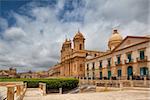 Castel Duomo - Baroque style cathedral in old town Noto, Sicily, Italy