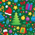 Christmas seamless background 2 - eps10 vector illustration.