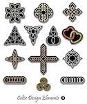 Collection of Celtic symbols and designs. Great for publications, decorative purposes and tattoo.