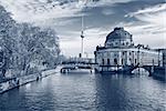 Toned image of Museum Island in Berlin, Germany.