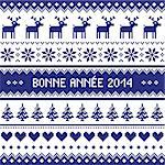 Navy blue background for celebrating New Years - nordic kntting style