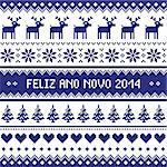 Navy blue background for celebrating New Years - nordic kntting style