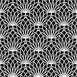 Seamless lacy pattern. Vector art.