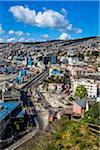 Overview of harbor and port, Valparaiso, Chile