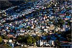 View of residences on hill, Valparaiso, Chile