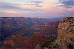 Sunset on Grand Canyon from south rim, Nevada, USA