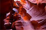 Eroded sandstone formation, Antelope Canyon, Page Arizona, USA