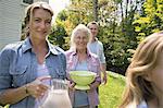 A family summer gathering at a farm. A shared meal, a homecoming.