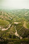 Reforested areas in the mountains, Shanxi Province, China