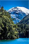 Scenic view of lake and mountain top, The Andes Mountains at Nahuel Huapi National Park (Parque Nacional Nahuel Huapi­), Argentina