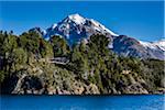 Scenic view of lake and the Andes Mountains, Nahuel Huapi National Park (Parque Nacional Nahuel Huapi­), Argentina