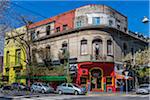 Buildings and street scene, Palermo, Buenos Aires, Argentina