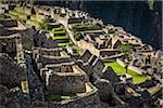 Overhead view of Machu Picchu, Peru