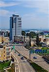 the streets of the city of Haifa, Israel