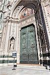 An image of the door of the Cathedral in Florence Italy