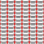 Design seamless monochrome striped pattern. Vector art