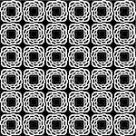 Design seamless monochrome decorative pattern. Vector art