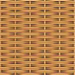 Woven rattan with natural patterns. The 3d render