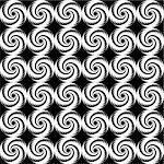 Design seamless spiral trellis background. Vector art
