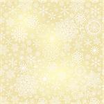 Bright golden seamless pattern with delicate lace translucent snowflakes (vector eps 10)