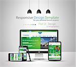 Modern devices mockups fpr your business projects. webtemplates included.