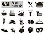 Food icons. Vector set for you design