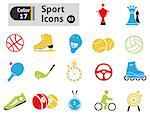Sport icons. Vector set for you design
