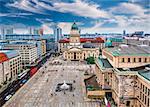 Berlin, Germany skyline over Gendarmenmarkt.