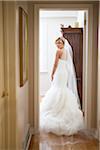 Portrait of Bride Indoors, Toronto, Ontario, Canada