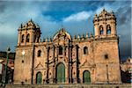 Facade of Cathedral of Santo Domingo, Cusco, Peru