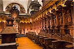 Interior of Cathedral of Santo Domingo, Cusco, Peru