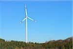 Wind Turbine, Odenwald, Hesse, Germany