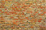 Brick Wall, Augsburg, Swabia, Bavaria, Germany