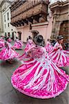 Dancers in Religious Festival Procession, Lima, Peru