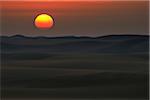 Desert Landscape at Sunrise, Matruh Governorate, Libyan Desert, Sahara Desert, Egypt, Africa