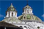 Dome of La Iglesia de la Compania de Jesus, Quito, Ecuador