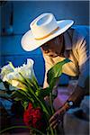 Honouring the Dead at Cemetery during Day of the Dead Festival at the Old Cemetery of Xoxocotlan, Oaxaca, Mexico